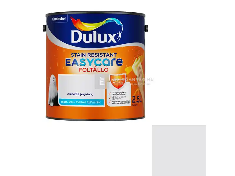 Dulux EasyCare matt, foltálló beltéri falfesték csipkés jégvirág 2,5 l Ne maradj le