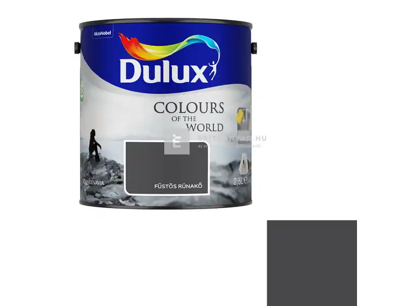 Dulux A Nagyvilág Színei matt beltéri falfesték füstös rúnakő 2,5 l Legnépszerűbb
