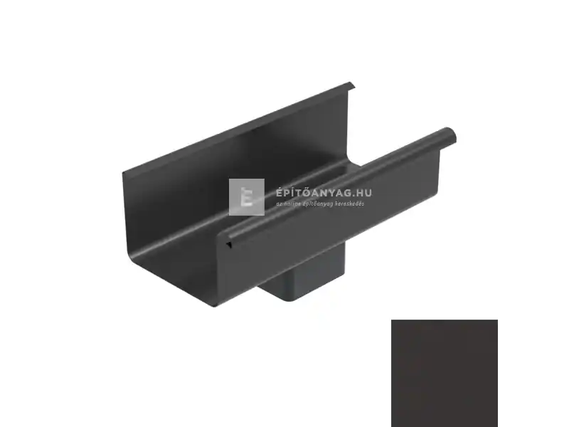 Szezonális akció Galeco STAL2 150 grafit lefolyó csonk, 80x70 mm PVC csonkkal, szögletes