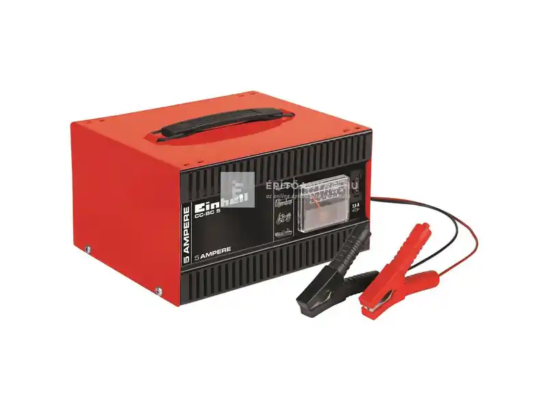 Einhell CC-BC 5 akkutöltő 12 V / 5 A Biztonságos fizetés