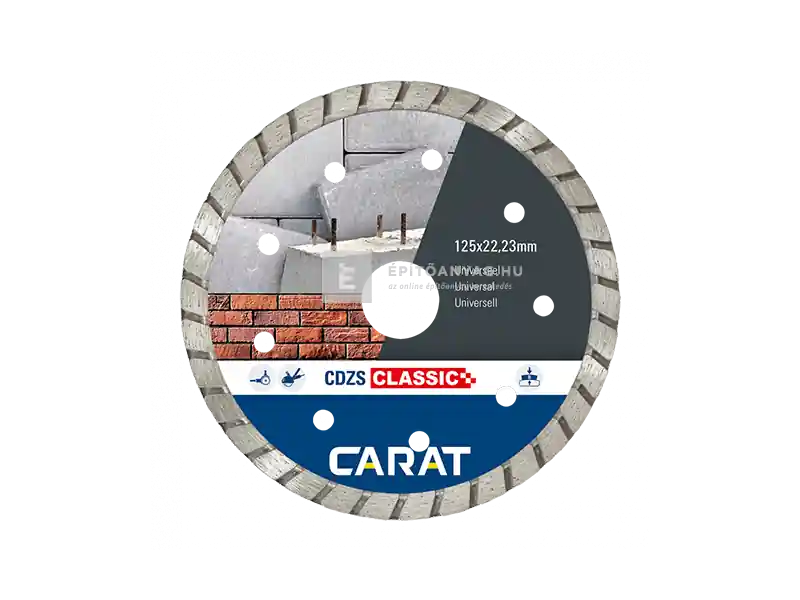 Hikoki Carat Standard gyémánttárcsa univerzális 125 mm Gyors kiszállítás