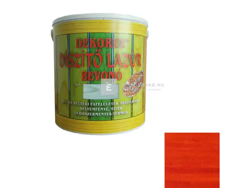 Nézd meg most Dekorex vékonylazúr vörösfenyő 2,5 kg