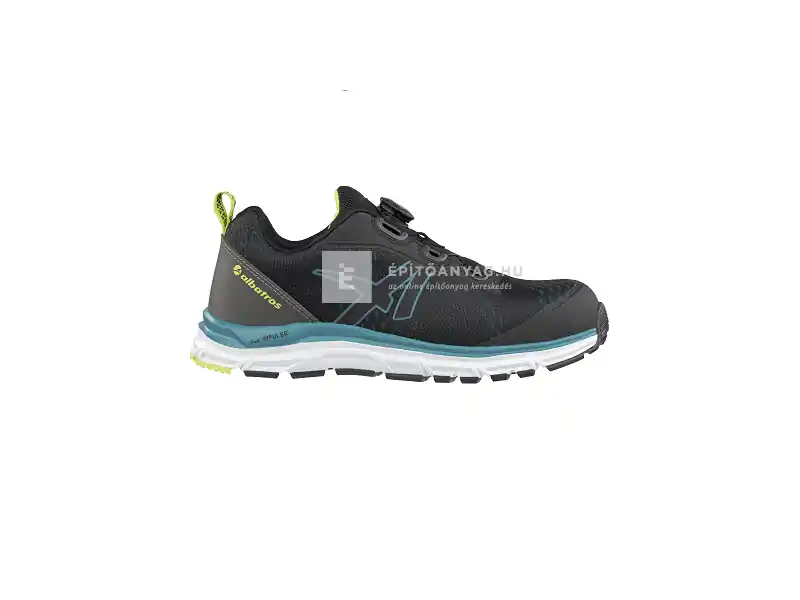 Vedd meg online Albatros AER55 Impulse Black Blue Low QL S1P ESD HRO SRA munkavédelmi cipő 38