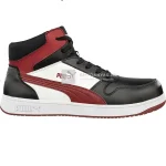 Puma Frontcourt Blk/Wht/Red Mid S3L ESD FO HRO SR munkavédelmi bakancs 45 Outlet