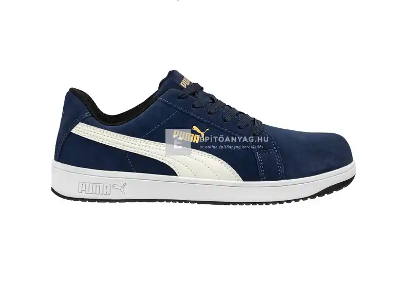 Puma Iconic Suede Navy Low S1PL ESD FO HRO SR munkavédelmi cipő 40 Végkiárusítás