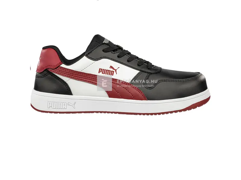 Puma Frontcourt Blk/Wht/Red Low S3L ESD FO HRO SR munkavédelmi cipő 44 Vedd meg online