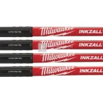 Milwaukee Inkzall jelölőfilckészlet, 0,6 mm hegyű, 4 db, fekete Akciós ár