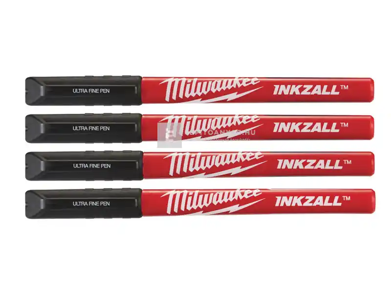 Milwaukee Inkzall jelölőfilckészlet, 0,6 mm hegyű, 4 db, fekete Akciós ár