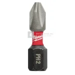 Milwaukee Shockwave bit PH2 25mm, 2db Kiárusítás