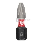 Újdonság Milwaukee Shockwave bit PZ2 25mm, 2db