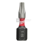 Szuper akció Milwaukee Shockwave bit TX15 25mm, 2db