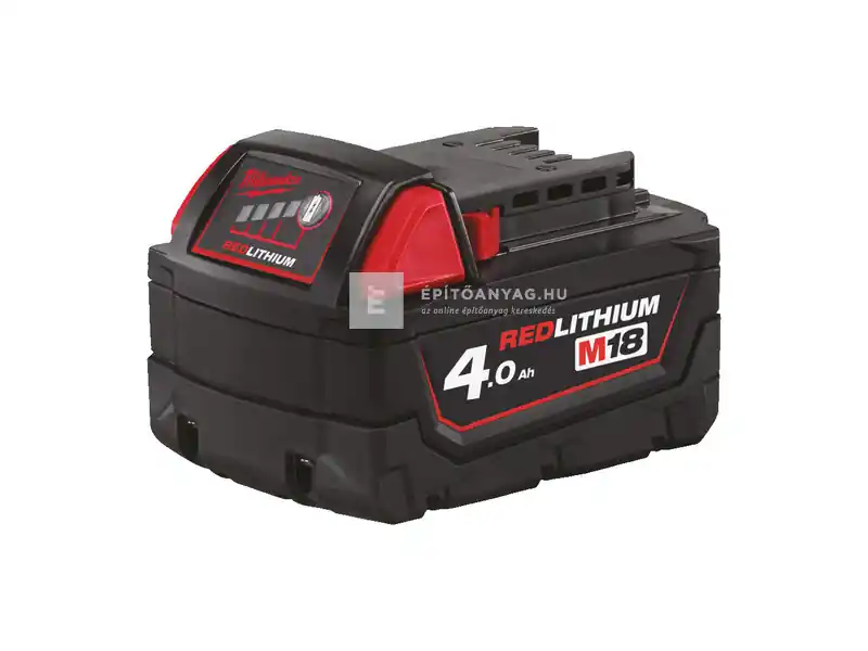 Vásárlói kedvenc Milwaukee M18B4 Redlithium akkumulátor 18 V / 4,0 Ah