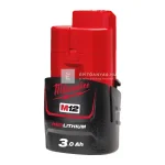 Milwaukee M12B3 Redlithium akkumulátor 12 V / 3,0 Ah Expressz kézbesítés