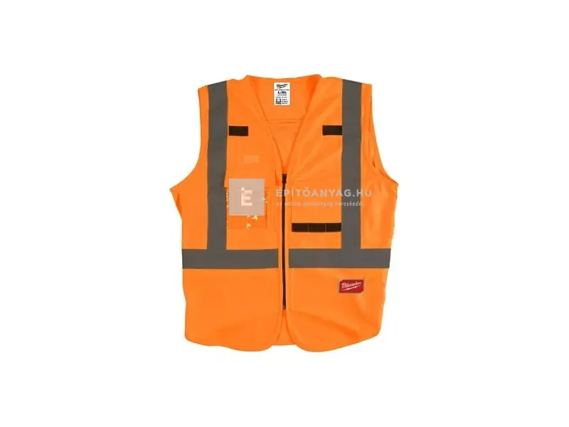 Milwaukee jólláthatósági mellény, narancssárga L/XL Kedvezmény