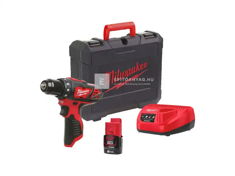 Prémium Milwaukee M12BDD-201C fúró-csavarozó