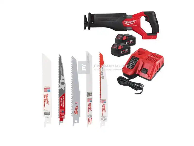 Kedvezményes ár Milwaukee M18FSZ100P502P szablyafűrész erőcsomag