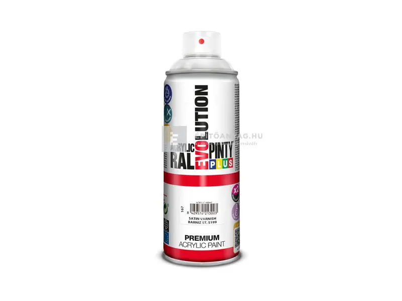 Vedd meg online PintyPlus Evolution akril festék spray selyemfényű lakk 400 ml