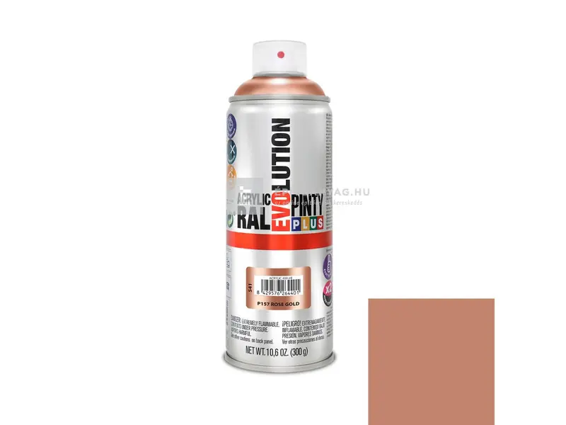 PintyPlus Evolution akril festék spray P157 rose gold 400 ml Gyors szállítás