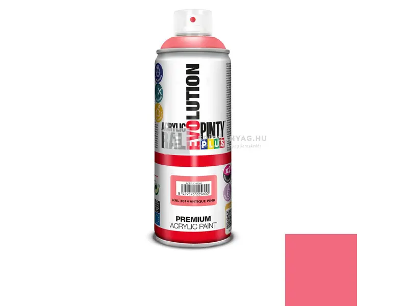 PintyPlus Evolution akril festék spray RAL 3014 antique pink 400 ml Akció