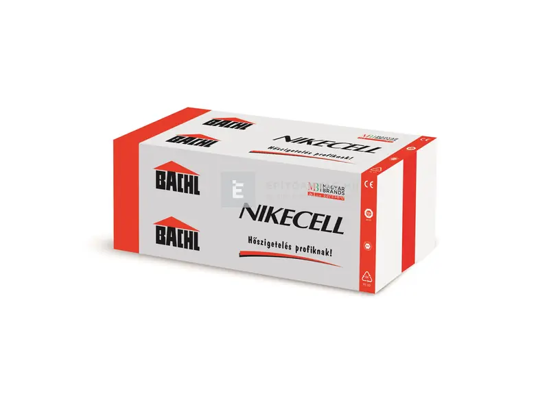 Azonnali szállítás Bachl Nikecell EPS 80H, 10 cm homlokzati hőszigetelő lemez