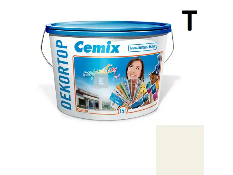 Cemix 2802 DekorTOP diszperziós homlokzatfesték 4111 cream 15 l Népszerű