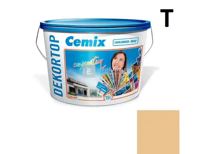 Népszerű Cemix 2802 DekorTOP diszperziós homlokzatfesték 6155 intense 15 l