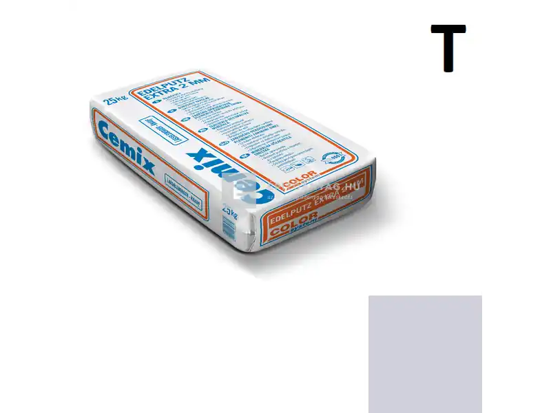 Olcsó Cemix 2772 Edelputz Extra nemesvakolat, dörzsölt 2 mm 4753 blue 25 kg
