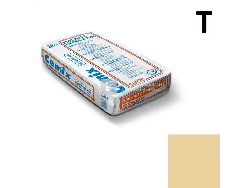 Cemix 2772 Edelputz Extra nemesvakolat, dörzsölt 2 mm 4355 orange 25 kg Bestseller