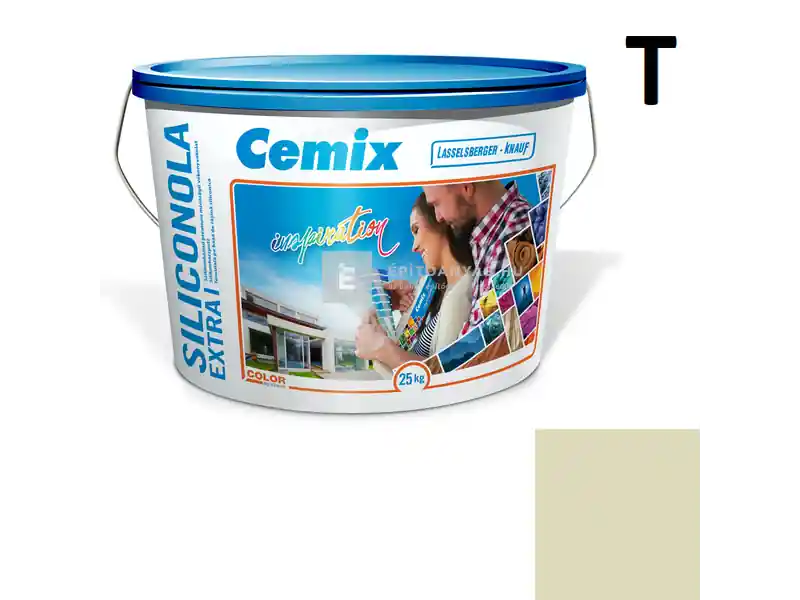 Cemix 2737 SiliconOLA Extra szilikon vékonyvakolat, kapart 1,5 mm 4221 cream 25 kg Utolsó esély