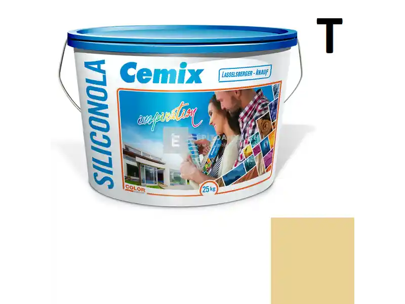 Exkluzív ajánlat Cemix 2733 SiliconOLA szilikon vékonyvakolat, kapart 1,5 mm 4327 orange 25 kg