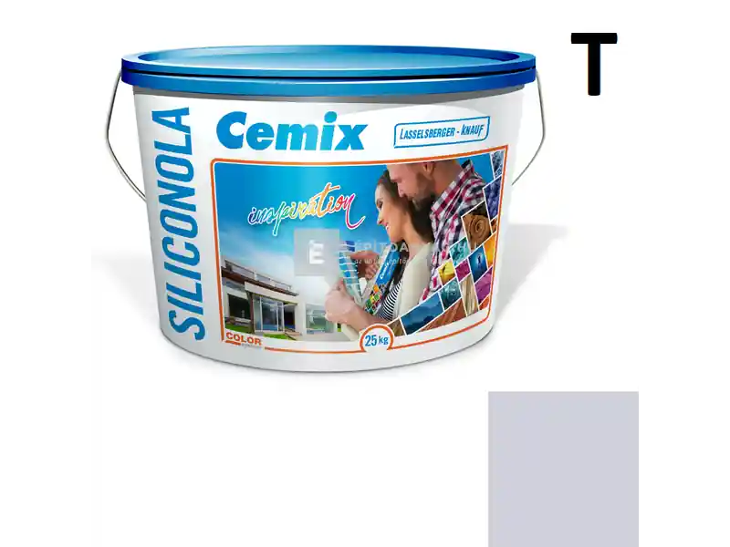 Cemix 2733 SiliconOLA szilikon vékonyvakolat, kapart 1,5 mm 4753 blue 25 kg Biztonságos vásárlás