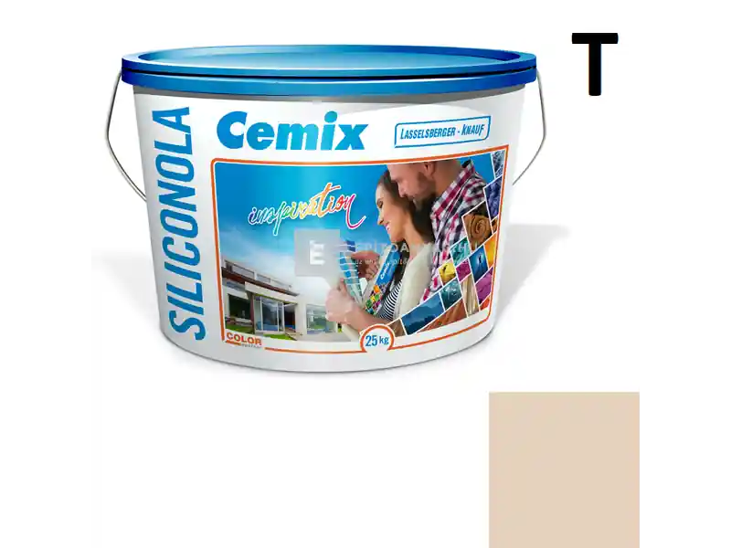 Cemix 2733 SiliconOLA szilikon vékonyvakolat, kapart 1,5 mm 5131 rock 25 kg Végkiárusítás