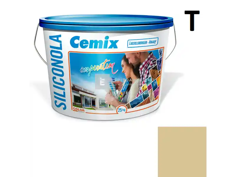 Cemix 2733 SiliconOLA szilikon vékonyvakolat, kapart 2 mm 4955 brown 25 kg Ne maradj le