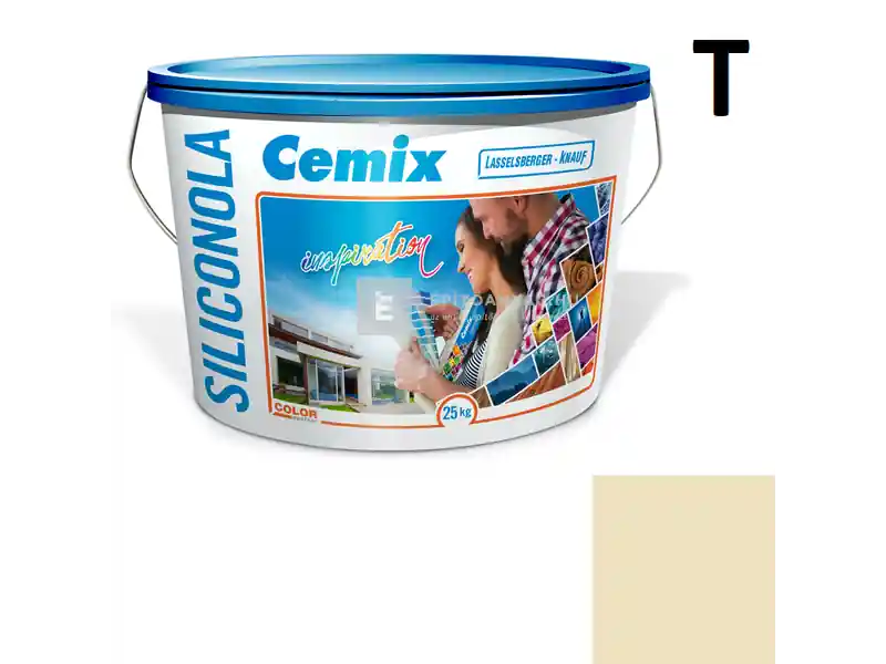 Cemix 2733 SiliconOLA szilikon vékonyvakolat, kapart 2 mm 4951 brown 25 kg Népszerű