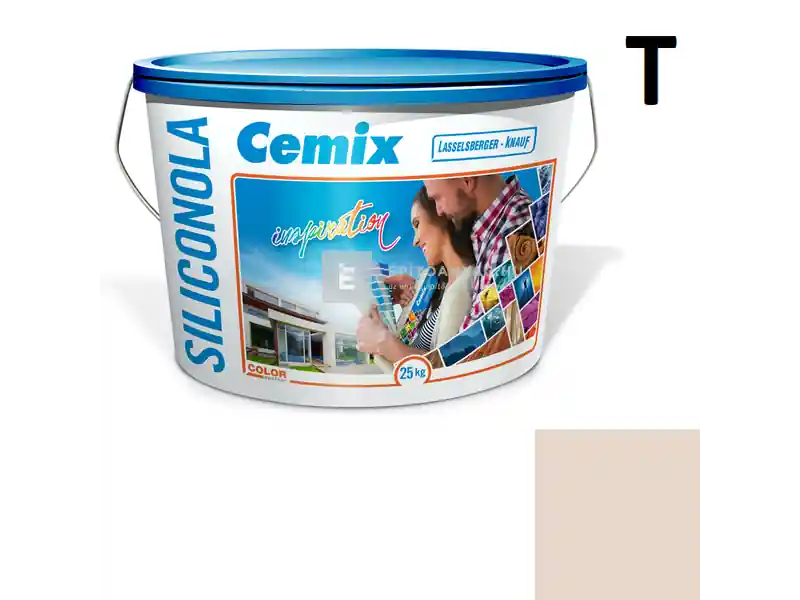 Bestseller Cemix 2733 SiliconOLA szilikon vékonyvakolat, kapart 2 mm 5175 rusty 25 kg