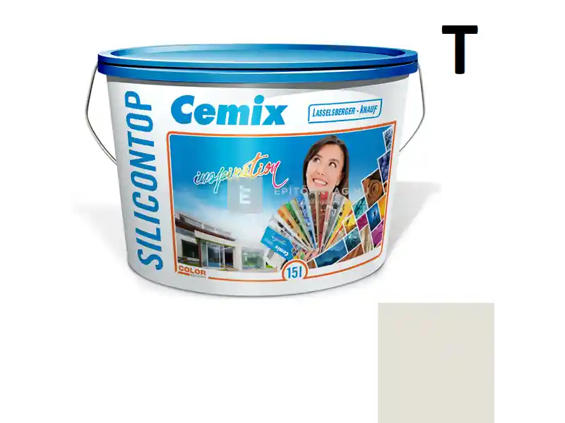 Utolsó esély Cemix 2733 SiliconOLA szilikon vékonyvakolat, dörzsölt 2 mm 4151 cream 25 kg