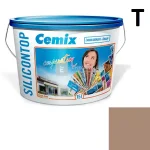Végkiárusítás Cemix 2733 SiliconOLA szilikon vékonyvakolat, dörzsölt 2 mm 4927 brown 25 kg