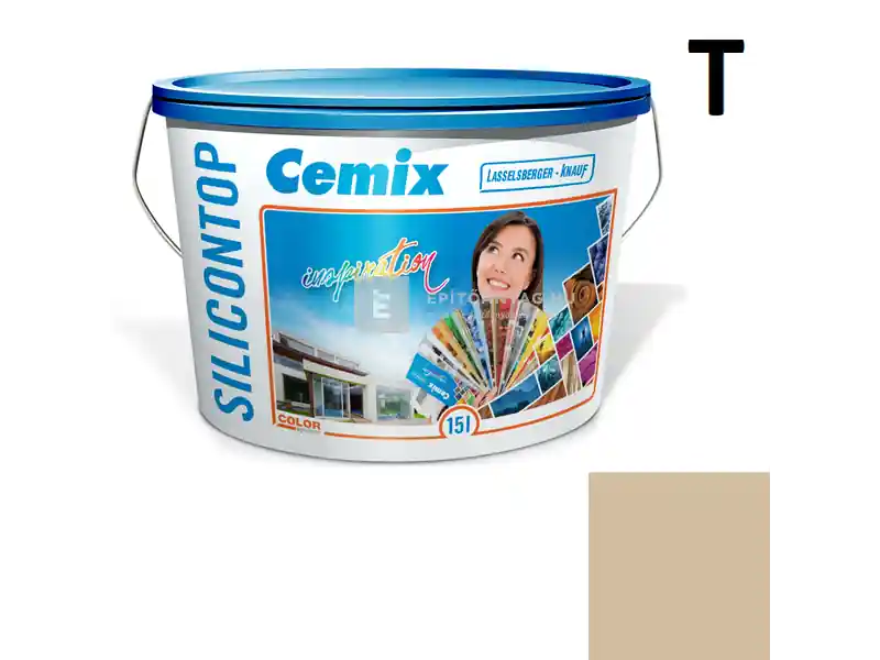 Szezonális akció Cemix 2733 SiliconOLA szilikon vékonyvakolat, dörzsölt 2 mm 4935 brown 25 kg