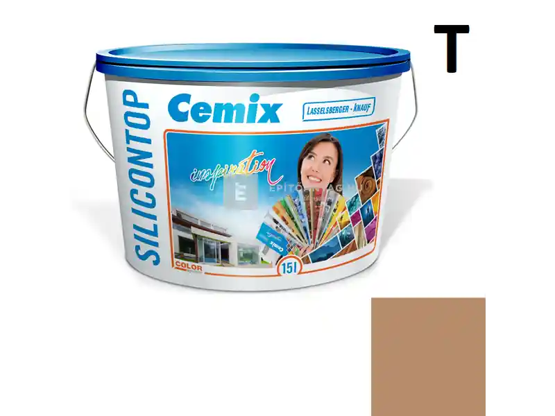 Rendeld meg most Cemix 2733 SiliconOLA szilikon vékonyvakolat, dörzsölt 2 mm 4965 brown 25 kg