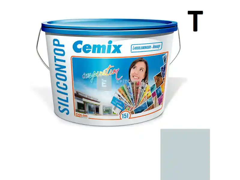 Korlátozott ajánlat Cemix 2800 SiliconTOP szilikon homlokzatfesték 4723 blue 15 l