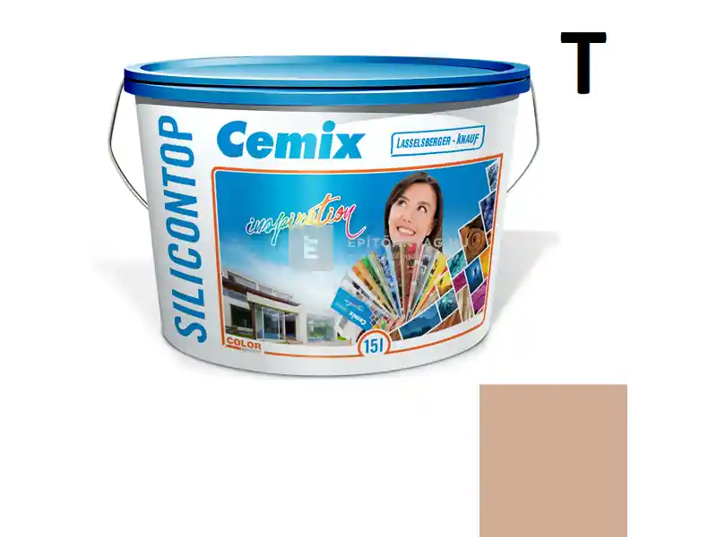 Árengedmény Cemix 2800 SiliconTOP szilikon homlokzatfesték 4925 brown 15 l