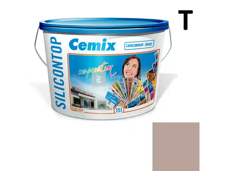 Legnépszerűbb Cemix 2800 SiliconTOP szilikon homlokzatfesték 5155 rusty 15 l