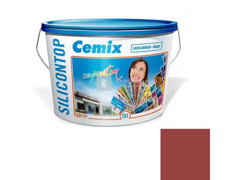 Expressz kézbesítés Cemix 2800 SiliconTOP szilikon homlokzatfesték 6349 intense 15 l