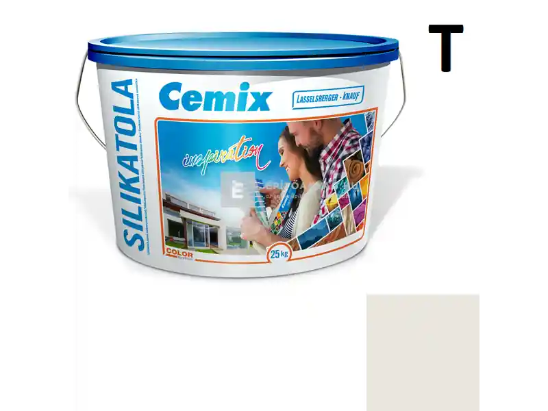 Biztonságos fizetés Cemix 2722 SilikatOLA szilikát vékonyvakolat, kapart 1,5 mm 4161 cream 25 kg