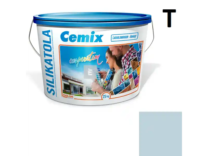 Cemix 2722 SilikatOLA szilikát vékonyvakolat, kapart 1,5 mm 4713 blue 25 kg Olcsóbb