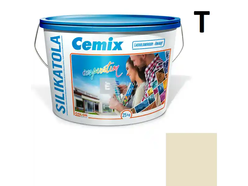 Akció Cemix 2722 SilikatOLA szilikát vékonyvakolat, kapart 1,5 mm 4931 brown 25 kg