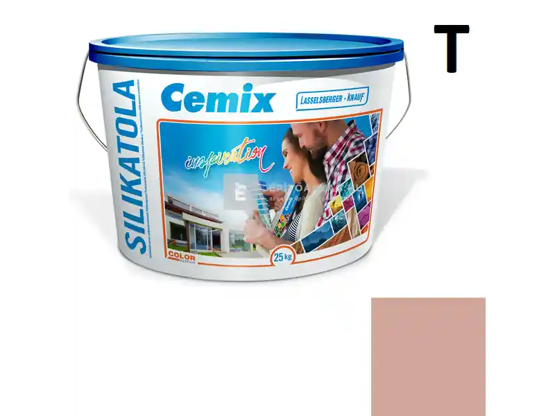 Gyors kiszállítás Cemix 2722 SilikatOLA szilikát vékonyvakolat, kapart 1,5 mm 5125 rusty 25 kg