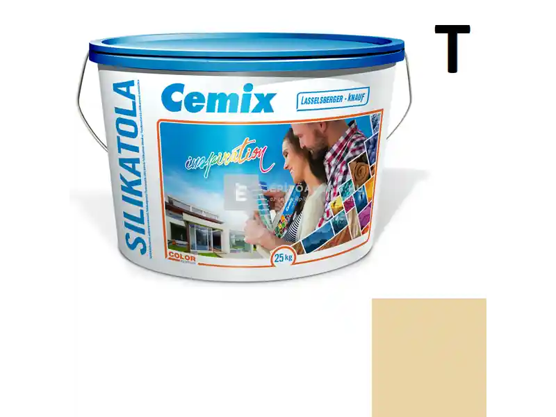 Kedvezmény Cemix 2722 SilikatOLA szilikát vékonyvakolat, kapart 2 mm 4315 orange 25 kg