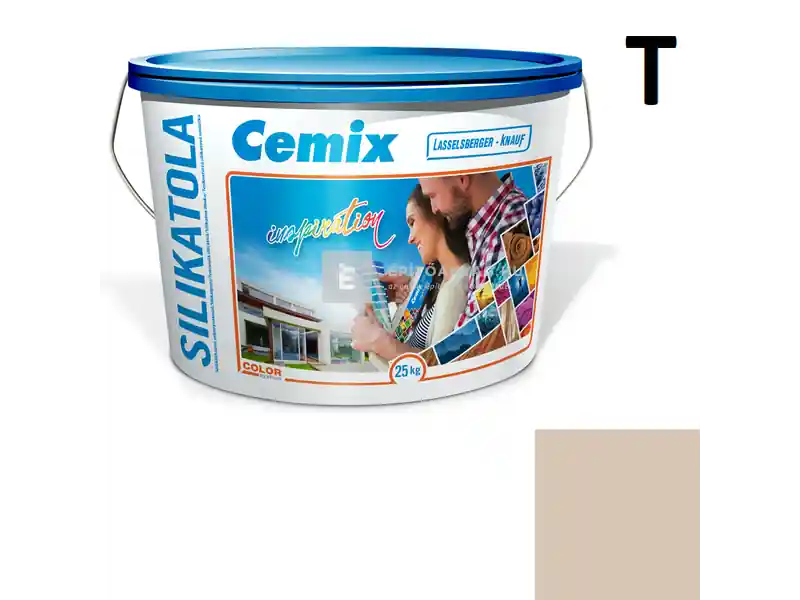 Cemix 2722 SilikatOLA szilikát vékonyvakolat, kapart 2 mm 4913 brown 25 kg Biztonságos vásárlás