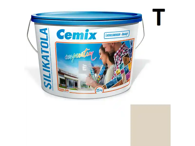 Cemix 2722 SilikatOLA szilikát vékonyvakolat, kapart 2 mm 4943 brown 25 kg Különleges ajánlat